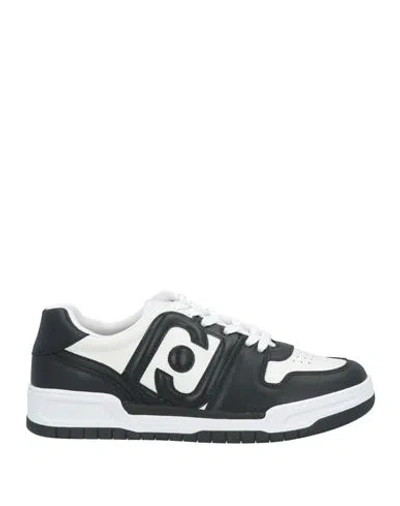 Liu •jo Woman Sneakers Black Size 7 Calfskin