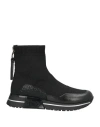 Liu •jo Woman Sneakers Black Size 7 Textile Fibers, Synthetisches Material In Black