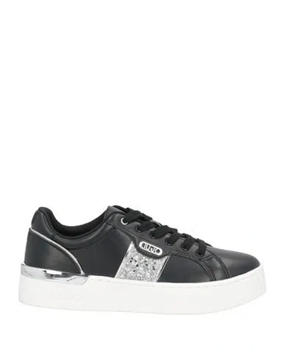 Liu •jo Woman Sneakers Black Size 8 Synthetisches Material