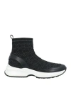 Liu •jo Woman Sneakers Black Size 7 Textile Fibers In Black
