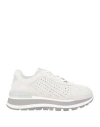 Liu •jo Woman Sneakers Light Grey Size 8 Leather