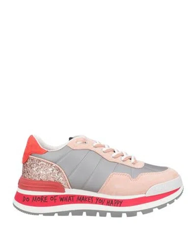 Liu •jo Woman Sneakers Red Size 7 Leather, Rubber