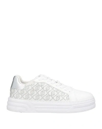Liu •jo Woman Sneakers White Size 6 Textile Fibers