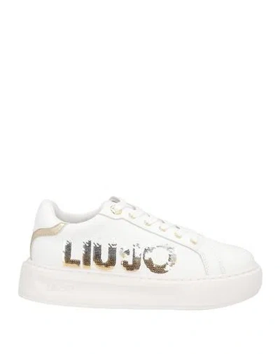 Liu •jo Woman Sneakers White Size 7 Leather