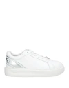 Liu •jo Woman Sneakers White Size 10 Calfskin In White