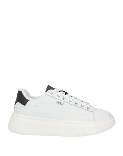 Liu •jo Woman Sneakers White Size 9 Calfskin