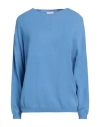 Liu •jo Woman Sweater Azure Size S Viscose, Polyester In Blue