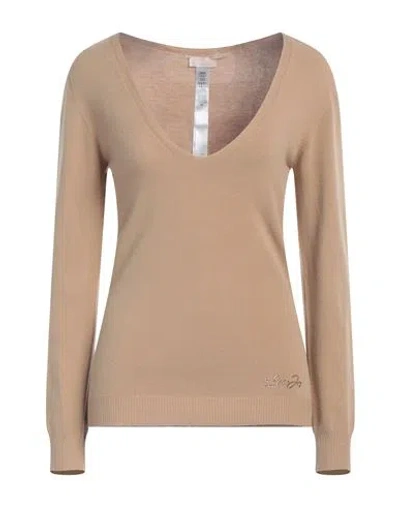 Liu •jo Woman Sweater Beige Size M Viscose, Polyester