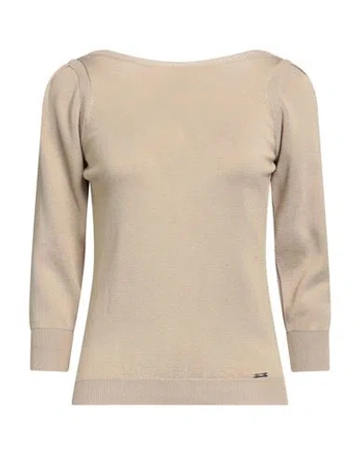 Liu •jo Woman Sweater Beige Size S Viscose, Polyamide, Polyester In Neutral