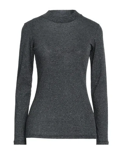 Liu •jo Woman Sweater Black Size S Cotton, Polyamide, Polyester