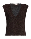 Liu •jo Woman Sweater Bronze Size L Viscose, Acrylic, Polyester, Wool, Alpaca Wool In Yellow