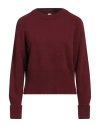 Liu •jo Woman Sweater Burgundy Size L Wool, Viscose, Polyamide, Cashmere