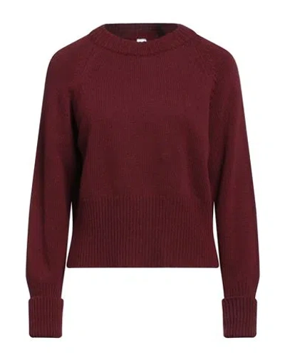 Liu •jo Woman Sweater Burgundy Size L Wool, Viscose, Polyamide, Cashmere