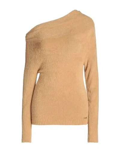 Liu •jo Woman Sweater Camel Size S Polyamide In Beige