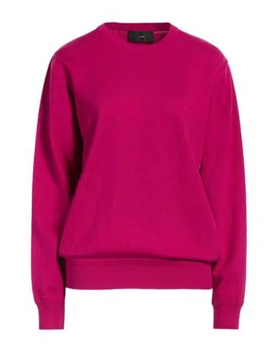 Liu •jo Woman Sweater Fuchsia Size L Viscose, Polyester, Polyamide In Pink