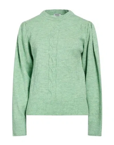 Liu •jo Woman Sweater Sage Green Size M Acrylic, Polyamide, Wool, Polyester, Elastane