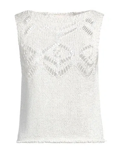 Liu •jo Woman Sweater White Size M Acrylic, Polyester