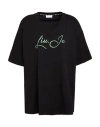 Liu •jo Woman T-shirt Black Size S Cotton