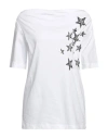Liu •jo Woman T-shirt White Size 8 Cotton In White