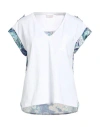 Liu •jo Woman T-shirt White Size S Cotton, Elastane, Polyester In White