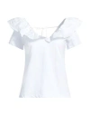 Liu •jo Woman T-shirt White Size Xs Cotton