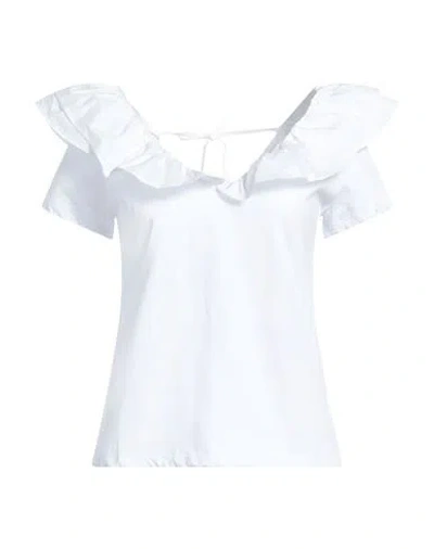 Liu •jo Woman T-shirt White Size Xs Cotton