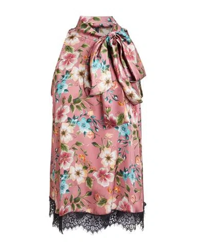 Liu •jo Woman Top Antique Rose Size L Polyester, Polyamide In Pink