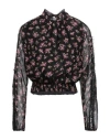 Liu •jo Woman Top Black Size 10 Viscose, Silk In Black