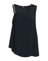 Liu •jo Top Nero Con Spallina Gioiello In Black