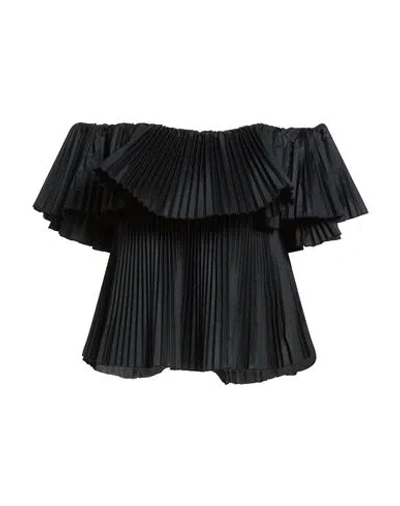 Liu •jo Woman Top Black Size 6 Polyester