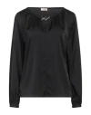 Liu •jo Woman Top Black Size 2 Polyester, Elastane In Black