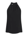 Liu •jo Woman Top Black Size 8 Polyester