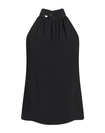 Liu •jo Woman Top Black Size 8 Polyester