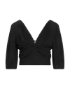 Liu •jo Woman Top Black Size 10 Polyester, Elastane In Black
