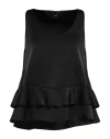 Liu •jo Woman Top Black Size S Polyester