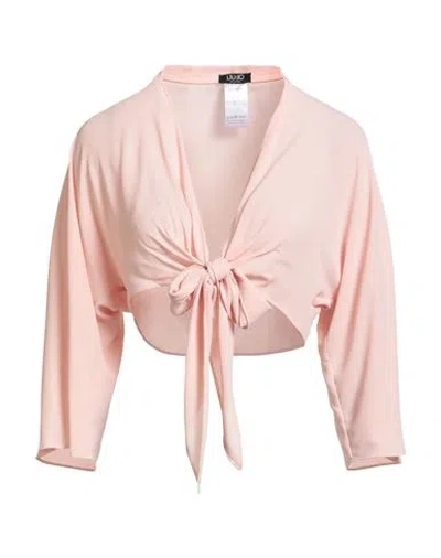 Liu •jo Woman Top Blush Size 6 Polyester In Pink