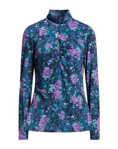 Liu •jo Woman Top Deep Teal Size L Polyester, Elastane In Green