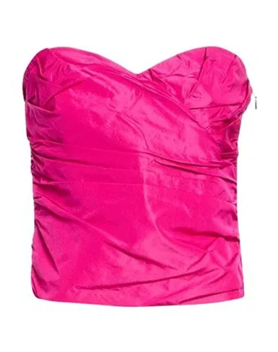 Liu •jo Woman Top Garnet Size 10 Polyester In Pink