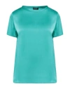 Liu •jo Woman Top Green Size 4 Acetate, Silk In Green