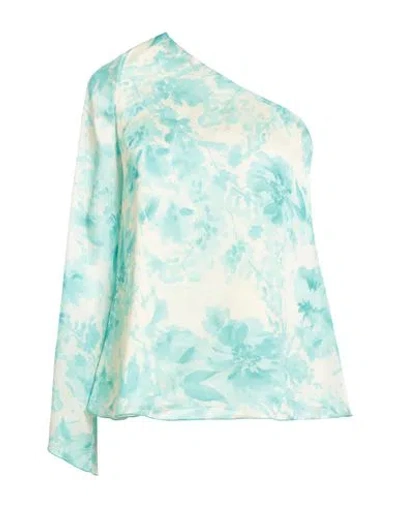 Liu •jo Woman Top Light Green Size 10 Polyester