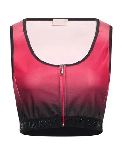 Liu •jo Woman Top Magenta Size S Polyester, Elastane In Pink