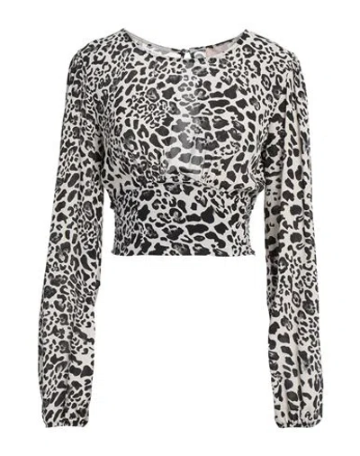 Liu •jo Woman Top Off White Size 10 Viscose