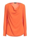Liu •jo Woman Top Orange Size 12 Polyester In Orange