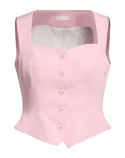 Liu •jo Woman Top Pink Size 10 Polyester, Viscose, Elastane