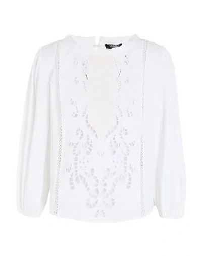Liu •jo Woman Top White Size 10 Cotton