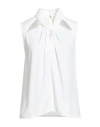 Liu •jo Woman Top White Size 6 Polyester In Multi