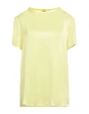 Liu •jo Woman Top Yellow Size 10 Acetate, Silk