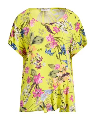 Liu •jo Woman Top Yellow Size M Viscose