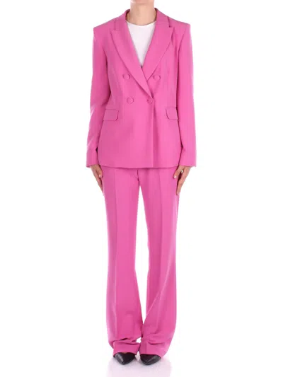 Liu •jo Liu Jo Woman Trousers Ca5375t2957 X045a Trousers Fit & Flare Pink Peony In Other
