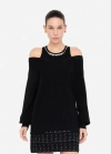 Liu •jo Women's Knitwear Liu Jo Mf5126 Ma85q 22222 In Black